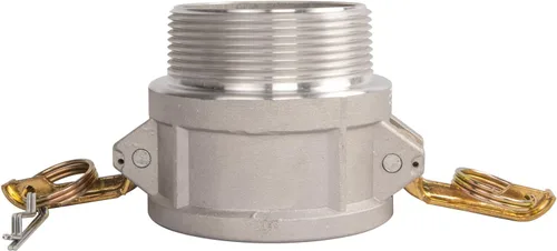 Miniatura 4 de 2 piezas de accesorios de bloqueo de leva fundida por gravedad de aluminio (parte B de 3 pulgadas) de manguera de leva y ranura, acoplador hembra