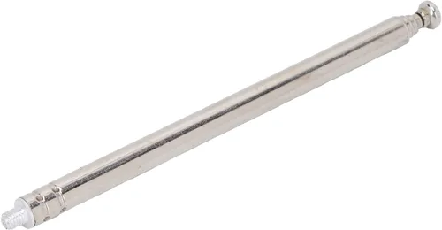 Miniatura 5 de Antena telescópica, 11.8 in/11.8 pulgadas, longitud completa, 5 secciones, antena telescópica, antena de radio portátil, repuesto compatible con TV