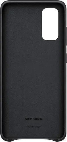 Miniatura 2 de Samsung Funda para Galaxy S20, cubierta trasera de cuero, color negro (versión de EE. UU. con garantía) (EF-VG980LBEGUS)