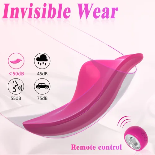 Miniatura 2 de Vibradores de Bragas Portátiles Juguetes Sexuales para Adultos para Mujeres o Parejas, Mini Vibrador de Clítoris con Control Remoto con 12 Modos