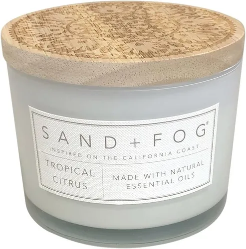 Miniatura 64 de Sand + Fog Vela aromática - Calabaza y Clavo – Fragancias y tamaños adicionales – Mecha 100% de algodón sin plomo - Velas de lujo en tarro