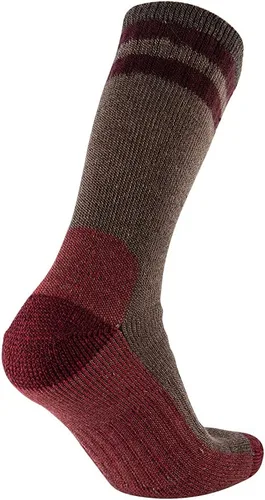Miniatura 6 de Cerebro Calcetines de lana merino para hombre, calcetines acolchados a media pantorrilla que absorben la humedad, calcetines de senderismo