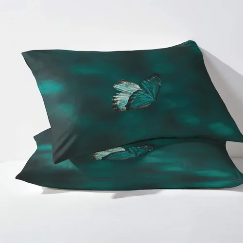 Miniatura 3 de Sábanas de mariposa tamaño individual, sábanas de insectos con mariposas, sábanas y fundas de almohada de 3 piezas, sábana bajera ajustable