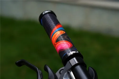 Miniatura 6 de Chooee - Puños de bicicleta de silicona, puños de manillar de gel de sílice con bloqueo para bicicleta de montaña MTB