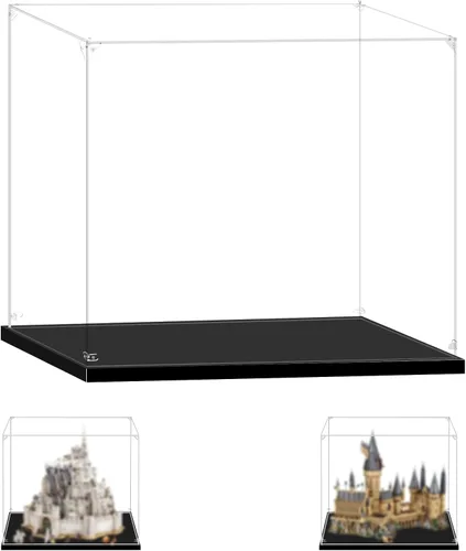 Vitrina para Lego 71043 Castillo de Hogwarts, 73x48x63cm (28.7x18.9x24.8pulgadas), Protege tus coleccionables del polvo con una vitrina transparente