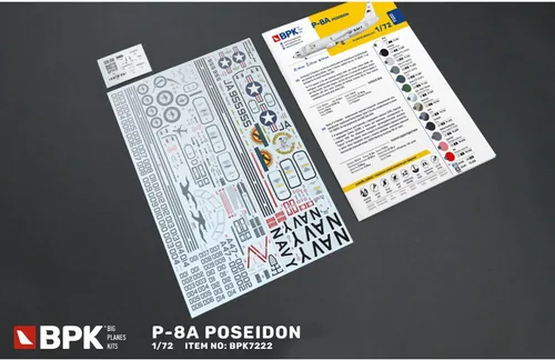 Miniatura 8 de BPK 7222-1/72 - Poseidon P-8A Kit de Maquetas