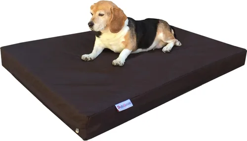 Miniatura 10 de Dogbed4less Cama ortopédica para mascotas con espuma viscoelástica para mascotas medianas y grandes, forro impermeable, funda lavable de microgamuza