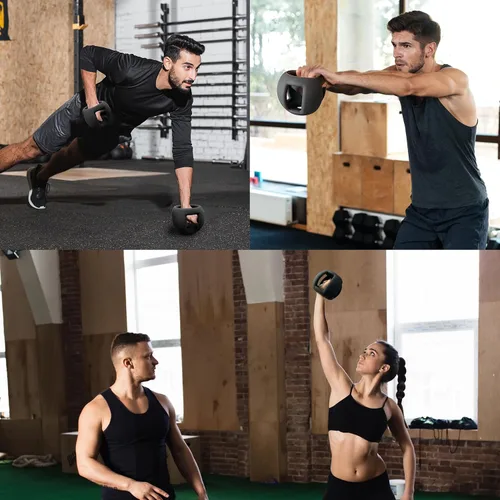 Miniatura 5 de POWER GUIDANCE Mancuernas Spherebell + Kettlebell, Logra el Máximo Rendimiento de Ejercicio Mientras Minimiza el Estrés en las Articulaciones