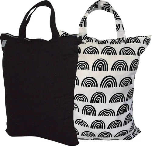 Miniatura 7 de MOM & BAB Bolsas húmedas para pañales de tela para bebé, trajes de baño y toallas, viajes, bolsa húmeda y seca para bolsa de pañales, piezas