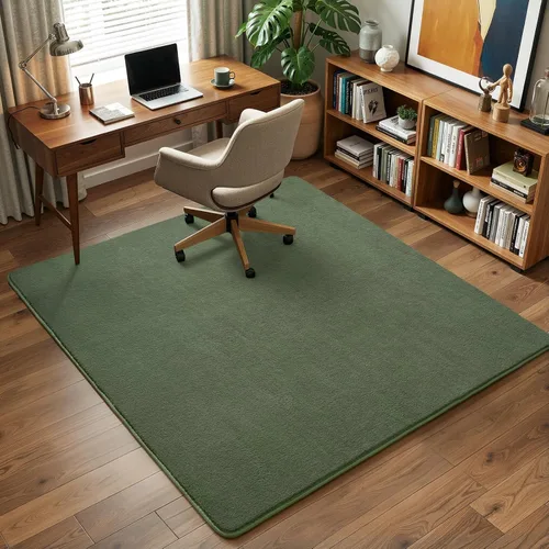 Miniatura 94 de Amearea Alfombras modernas para dormitorio, sala de estar, alfombra de espuma viscoelástica gruesa de 4 x 6 pies, alfombra de espuma viscoelástica