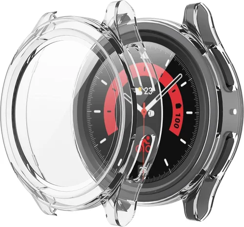 Miniatura 18 de Misxi - Juego de 2 fundas rígidas de policarbonato con protector de pantalla para Samsung Galaxy Watch 5 Galaxy Watch 4 de 40 mm, funda ultradelgada