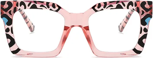 Miniatura 2 de Gafas de lectura cuadradas estilo Oprah con bisagra de resorte, bloqueo de luz azul, para hombres y mujeres