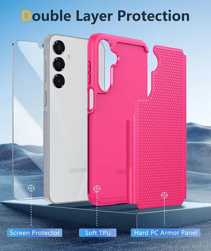 Miniatura 61 de FNTCASE Funda para iPhone 17 Pro: Fundas delgadas translúcidas de color azul claro compatibles con MagSafe, protección completa de la cámara