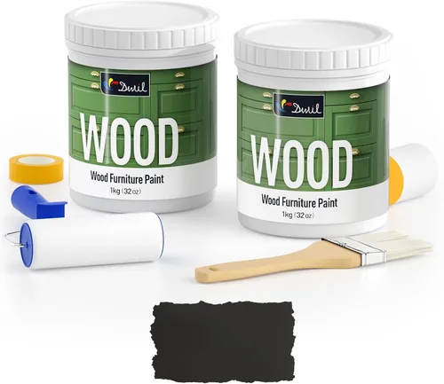 Miniatura 49 de DWIL Pintura para Muebles con Acabado Mate - Pintura para Madera de 16 Oz para Gabinetes, Puertas, Mesas y Cómodas Renovación - A Base de Agua, No