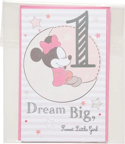 Miniatura 3 de American Greetings Tarjeta de primer cumpleaños para niña (cupcake)