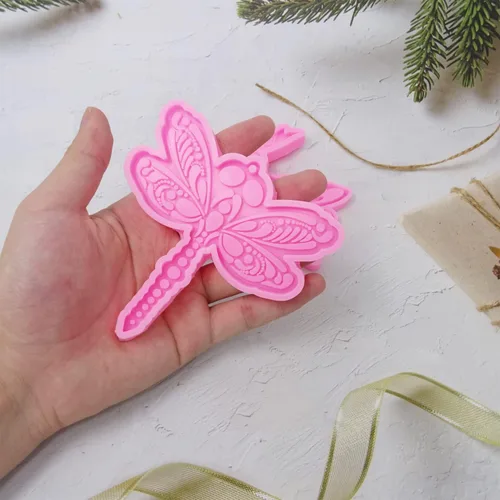 Miniatura 3 de Honbay 3 moldes de silicona en forma de mariposa colibrí y libélula, para manualidades y decoración (3 estilos)