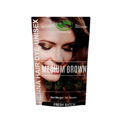 Miniatura 32 de Tintura de henna para cabello y barba, 100 % natural y libre de químicos, The Henna Guys, Paquete de 1, Café Oscuro Marrón oscuro