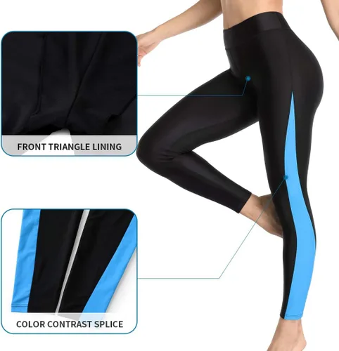 Miniatura 37 de ATTRACO Pantalones de natación de talle alto - Leggings de natación para mujer