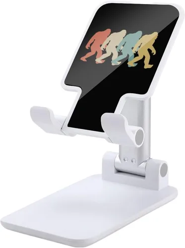 Miniatura 7 de Retro Bigfoot Sasquatch Portable Cell Phone Stand Foldable Desktop Phone Holder Adjustable Height Angle with Print Pattern pink-style-2
