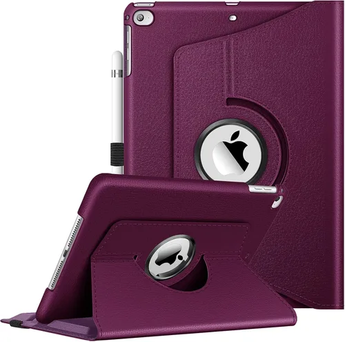 Miniatura 10 de Fintie - Funda giratoria para iPad 6ª / 5ª generación (2018/2017), iPad Air 2 / Air 1 (24.6 cm), funda con soporte giratorio de 360 grados, función