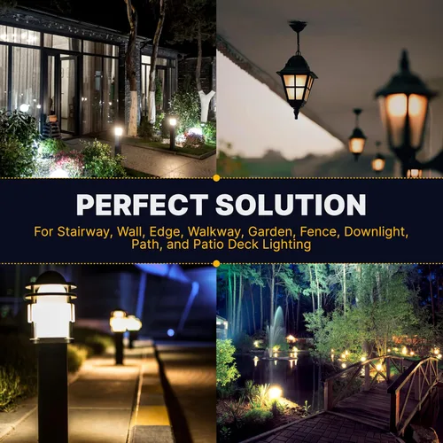 Miniatura 7 de Diximus Bombillas de cuña T5 de bajo voltaje y 12 voltios y 11 W, compatibles con luces Malibú, para jardín, cubierta, bombillas de patio, paquete