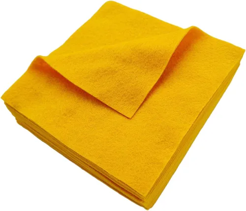 Miniatura 20 de Jtnohx Tela de fieltro suave, fieltro flexible para manualidades, hojas de fieltro de 0.055 in de grosor de 6 x 6 pulgadas para proyectos