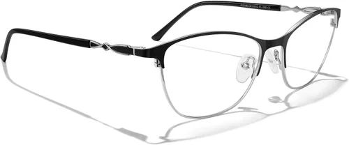 Miniatura 5 de Gafas de lectura de ojo de gato para mujer, estilo retro, para lecturas en computadora, con bisagras de resorte. negro-53