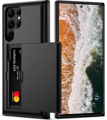 Miniatura 25 de Nvollnoe Funda para Samsung S23 con tarjetero 5G de 6.1 pulgadas, delgada, de doble capa, resistente, protector para Galaxy S23, funda con ranura