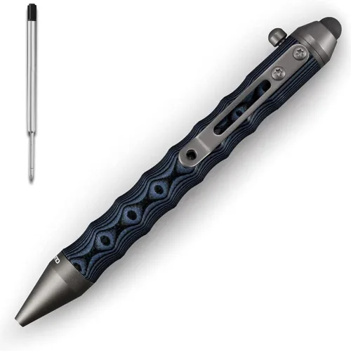 Cool Hand Bolígrafos de Acción de Cerrojo de 4.5 pulgadas, Tinta de Bolígrafo EDC Recargable, Stylus para Pantalla Táctil, Agarre Ergonómico,