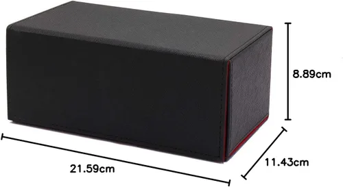 Miniatura 3 de Dex Protection Creation Line - Caja grande de cubierta Capacidad de almacenamiento de más de 175 tarjetas Compartimento de almacenamiento