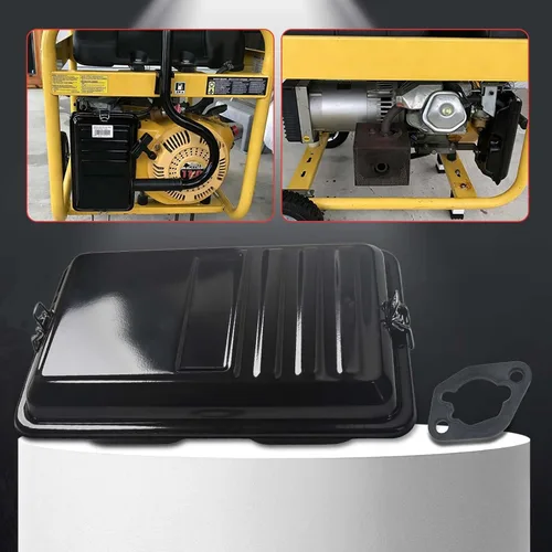 Miniatura 3 de Caja de filtro de aire para generador de 420 cc, conjunto de cubierta para filtro de aire Honda GX390 GX240 GX270 GX340 para 5500 6000 6500 8750