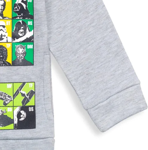 Miniatura 6 de STAR WARS Sudadera con capucha de forro polar para niños