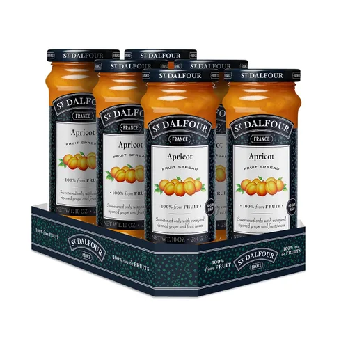Miniatura 24 de St. Dalfour Untable de frutas de arándanos, 10 onzas, 100% de frutas, sin ingredientes artificiales, sin OMG, sin azúcar de caña, todo natural
