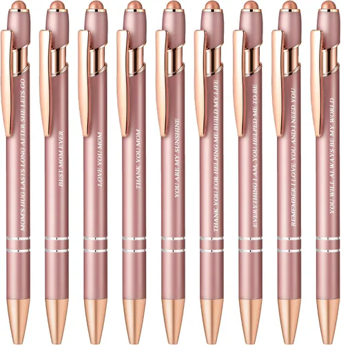 Miniatura 14 de Aozora Paquete de 18 Bolígrafos de Punta de Bola de Escritura Suave 2 en 1 Stylus Bolígrafo Retráctil de Punta de Bola con Punta Stylus Decoración