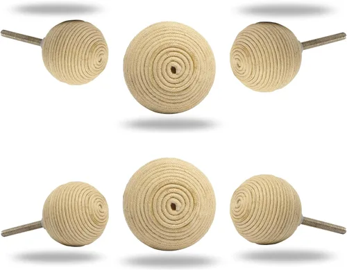 TRINCA-FERRO Juego de 6 pomos de puerta interiores/exteriores para cajón, cajones de aparador, pomos decorativos de cerámica modernos para cocina,