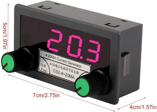 Miniatura 2 de Generador de señal de corriente 4-20mA Pantalla de tubo digital de alto brillo Digital Digital Analógico grueso/fino Sintonización Salida