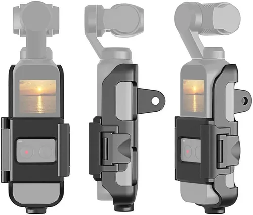 Miniatura 7 de Carcasa estabilizadora de cámara, carcasa protectora, kit de marco de soporte para tornillo de 1/4 compatible con DJI OSMO Pocket/Pocket 2 para osmo