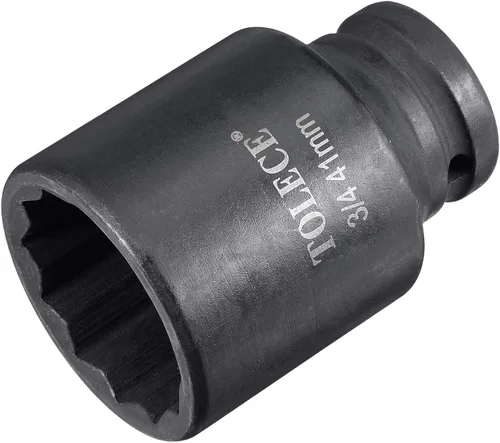 Miniatura 7 de uxcell 3/4-Inch Drive 0.827 in 12-Point Deep Impact Socket, CR-MO Steel 3.071 in Longitud, Tamaños métricos