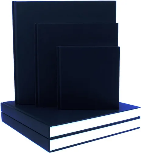 Miniatura 2 de Seawhite Paño negro Tapa dura 140gsm Cuadrado 8x8