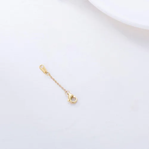 Miniatura 2 de Extensor de collar de oro real de 10 quilates y 14 quilates de 11.522.5345 pulgadas, cadena extensora de collar y pulsera, cadena extensora de oro