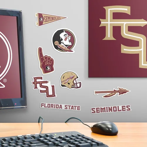 Miniatura 6 de Florida State University - Paquete variado de 50 calcomanías de vinilo grandes de lujo para laptop, botella de agua, álbumes de recortes, tableta