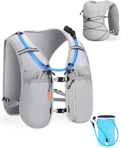 Miniatura 14 de ECOHUB Mochila de hidratación para correr, mochila ligera de hidratación para senderismo, ciclismo, maratón, mochila para mujeres y hombres