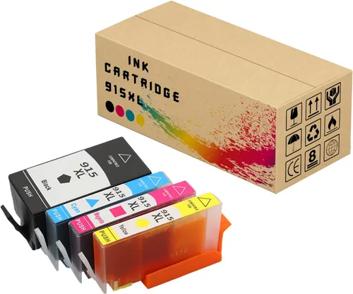 Miniatura 11 de 915XL Cartucho de tinta de repuesto compatible con HP 915XL, para impresoras HP OfficeJet 8010 8012 8013 8015 8020 8022 8023 8026 8028 8030, 1 negro