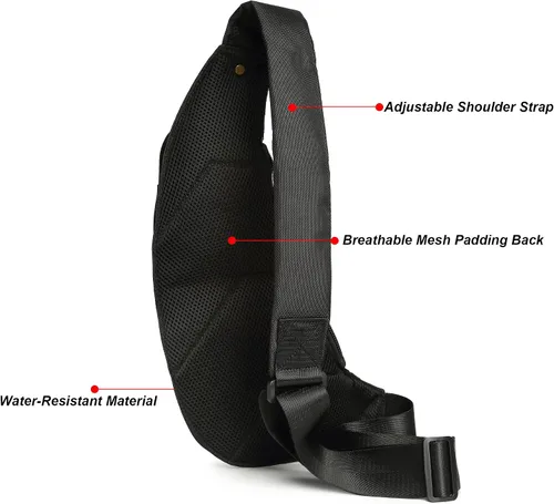 Miniatura 39 de Nicgid Sling Bag - Mochila bandolera para hombre), LYSB01NH075BJ-SPRTSEQIP