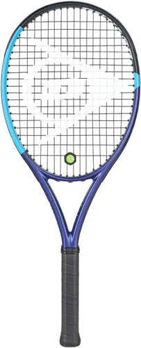 Miniatura 2 de Dunlop Sports FX Team 100 - Raqueta de tenis pre-encordada, azul/negro V26, tamaño de agarre 4 1/8