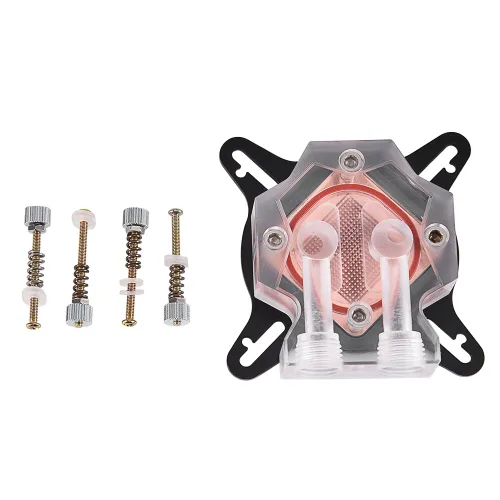 Miniatura 9 de Richer-R Base enfriadora de agua con bloque de agua GPU, computadora PC GPU bloque de refrigeración de agua universal bloque de agua enfriador