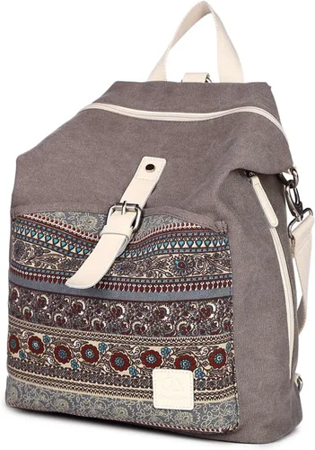 Miniatura 9 de Mochila casual y moderna para mujeres, ligera, con correas para los hombros, ideal como bolsa de viaje o mochila para el uso diario