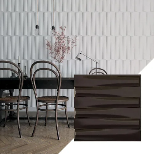 Miniatura 17 de Ekena Millwork 19 5/8 pulgadas de ancho x 19 5/8 pulgadas de alto Naomi EnduraWall Panel decorativo de pared 3D, dorado (cubre 2.67 pies cuadrados).