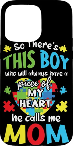 Miniatura 27 de Funda para iPhone 11 Boy Calls Me Mom Heart Colorido Puzzle Autismo