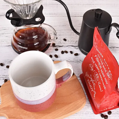 Miniatura 6 de Bosmarlin Taza de café grande de cerámica, taza de té grande para oficina y hogar, 21.5 onzas, apta para lavavajillas y microondas, 1 unidad